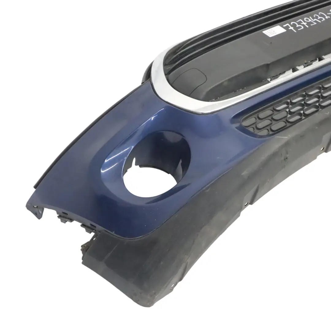 Mini F55 F56 F57 Complete Front Bumper Trim Panel Deep Blue Metallic - B69 - SKU 7379432-DEEP1 - Part number 7379432