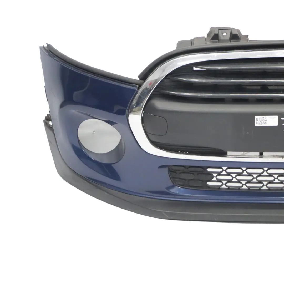 Complete Front Bumper Trim Panel Deep Blue Metallic - B69 to Mini F55 F56 F57 with Part number 7379432 Mini F55 F56 F57 Complete Front Bumper Trim Panel Deep Blue Metallic - B69 - SKU 7379432-DEEP1 - Part number 7379432