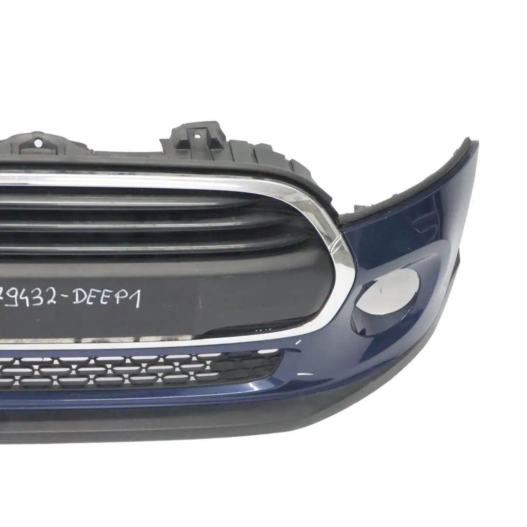 Complete Front Bumper Trim Panel Deep Blue Metallic - B69 to Mini F55 F56 F57 with Part number 7379432 Mini F55 F56 F57 Complete Front Bumper Trim Panel Deep Blue Metallic - B69 - SKU 7379432-DEEP1 - Part number 7379432