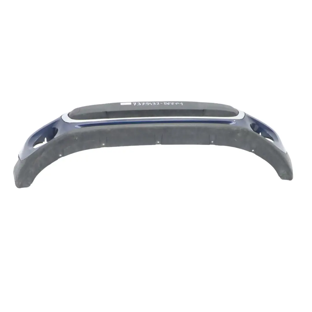 Complete Front Bumper Trim Panel Deep Blue Metallic - B69 to Mini F55 F56 F57 with Part number 7379432 Mini F55 F56 F57 Complete Front Bumper Trim Panel Deep Blue Metallic - B69 - SKU 7379432-DEEP1 - Part number 7379432