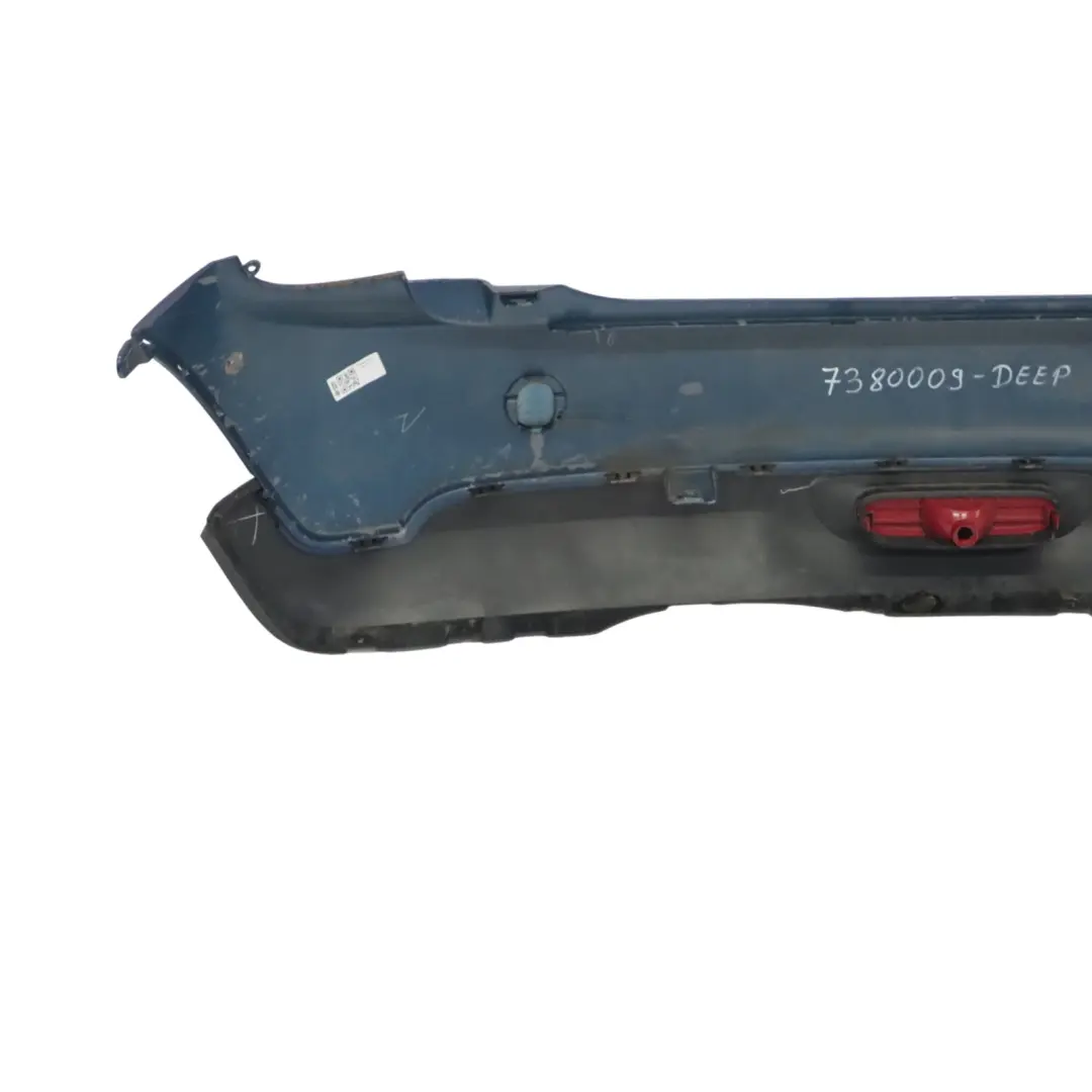 Complete Rear Bumper Trim Panel Deep Blue Metallic - B69 to Mini F56 F57 with Part number 7380009 Mini F56 F57 Complete Rear Bumper Trim Panel Deep Blue Metallic - B69 - SKU 7380009-DEEP - Part number 7380009