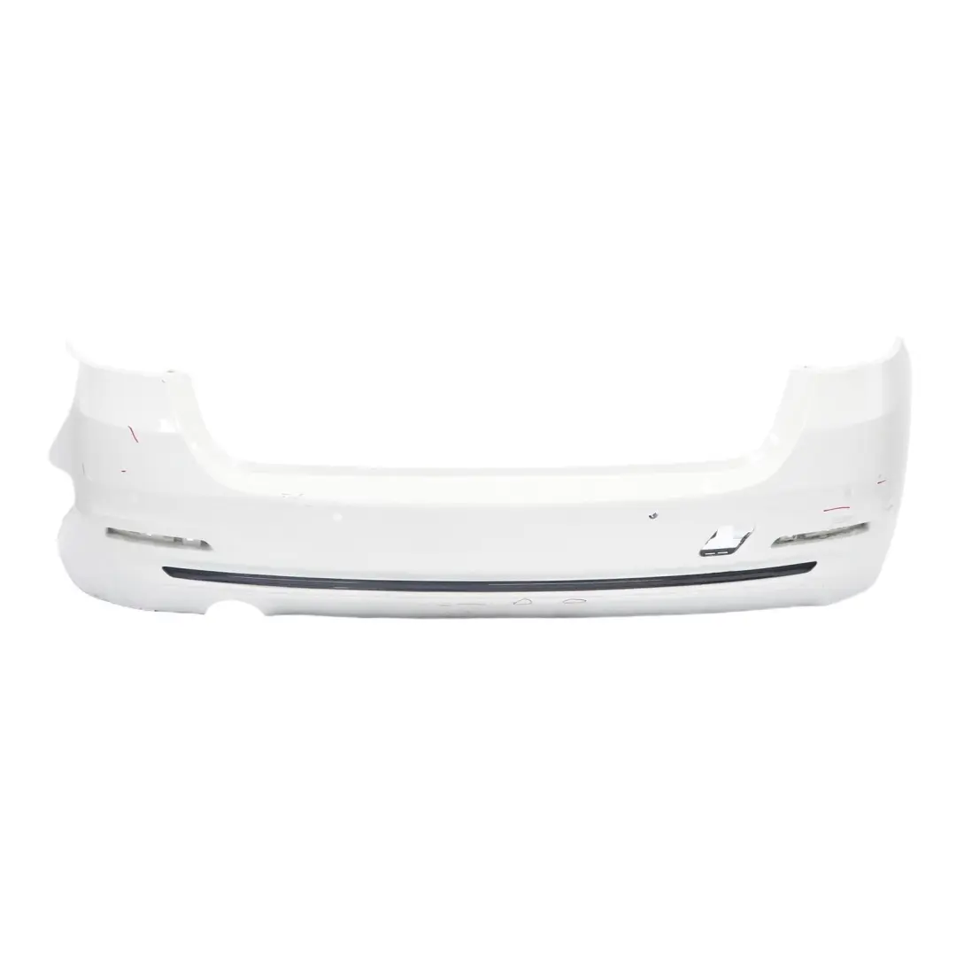 Bumper Rear Touring Trim Panel PDC Alpinweiss 3 White - 300 to BMW F31 LCI with Part number 7384615 BMW F31 LCI Bumper Rear Touring Trim Panel PDC Alpinweiss 3 White - 300 - SKU 7384615-AW - Part number 7384615