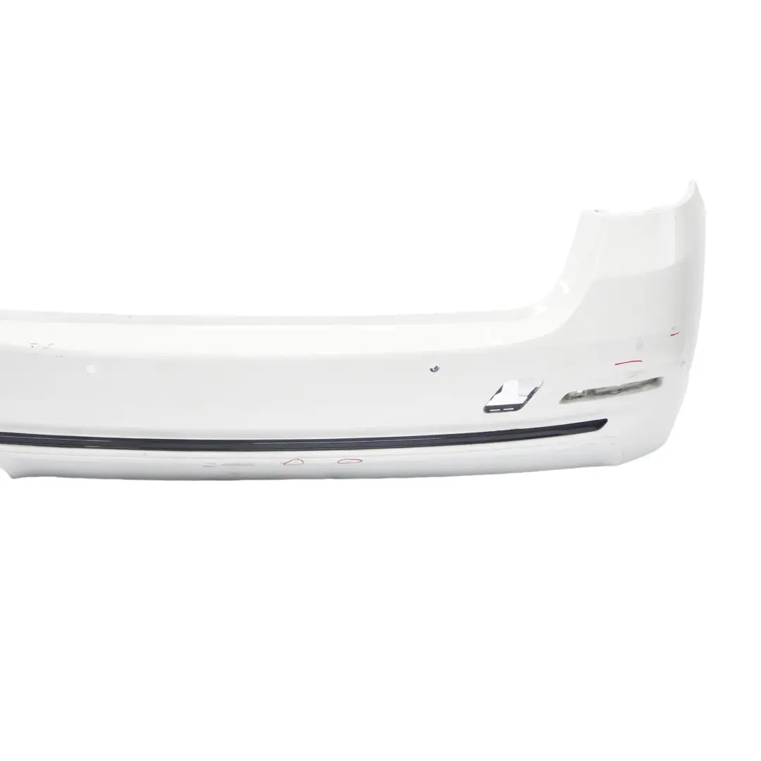 Bumper Rear Touring Trim Panel PDC Alpinweiss 3 White - 300 to BMW F31 LCI with Part number 7384615 BMW F31 LCI Bumper Rear Touring Trim Panel PDC Alpinweiss 3 White - 300 - SKU 7384615-AW - Part number 7384615