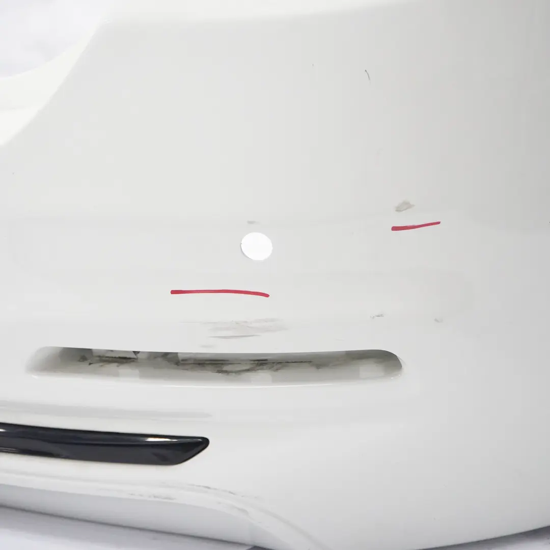 BMW F31 LCI Bumper Rear Touring Trim Panel PDC Alpinweiss 3 White - 300 - SKU 7384615-AW - Part number 7384615