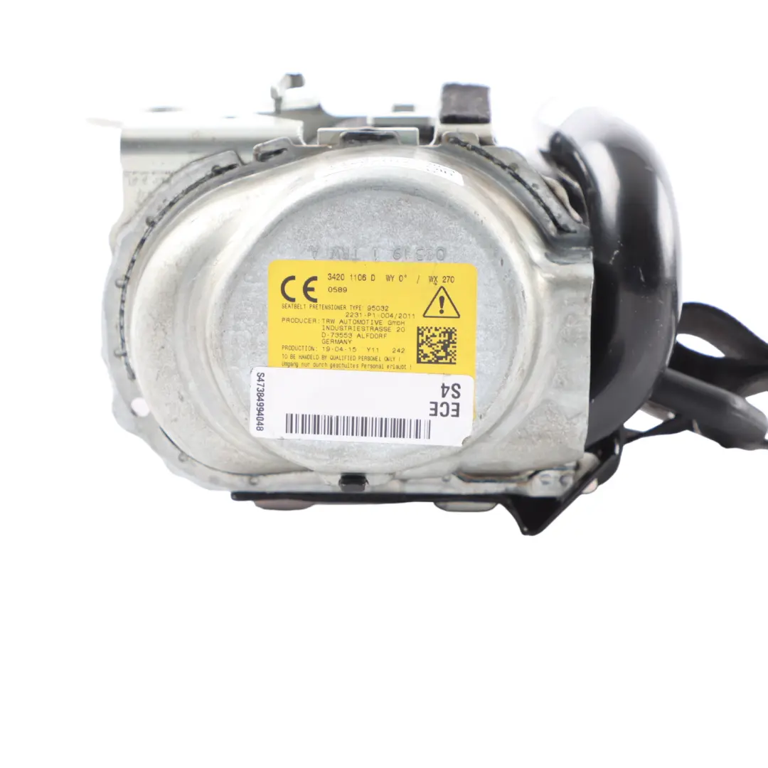 Cintura sicurezza posteriore superiore destra nero per Mini Countryman F60 con numero di parte 7384994 Mini Countryman F60 Cintura sicurezza posteriore superiore destra nero - SKU 7384994 - Numero di parte 7384994
