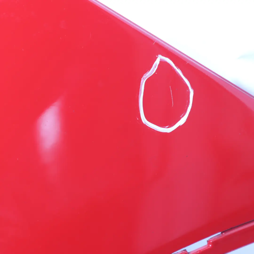 Bumper Rear Trim Panel PDC Complete Chili Red - 851 to Mini F60 Countryman with Part number 7391197 Mini F60 Countryman Bumper Rear Trim Panel PDC Complete Chili Red - 851 - SKU 7391197-CHRED - Part number 7391197