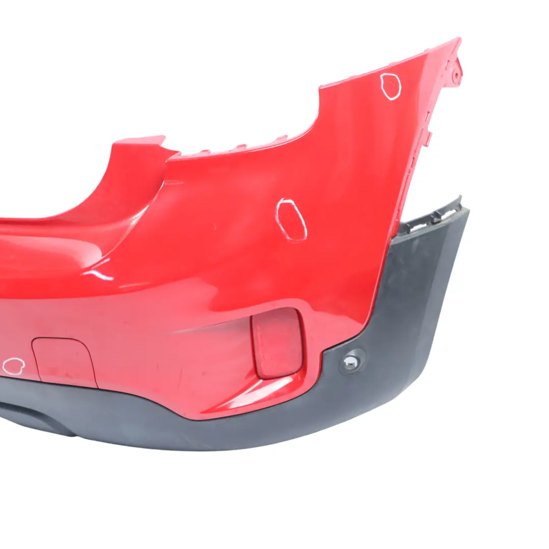 Bumper Rear Trim Panel PDC Complete Chili Red - 851 to Mini F60 Countryman with Part number 7391197 Mini F60 Countryman Bumper Rear Trim Panel PDC Complete Chili Red - 851 - SKU 7391197-CHRED - Part number 7391197