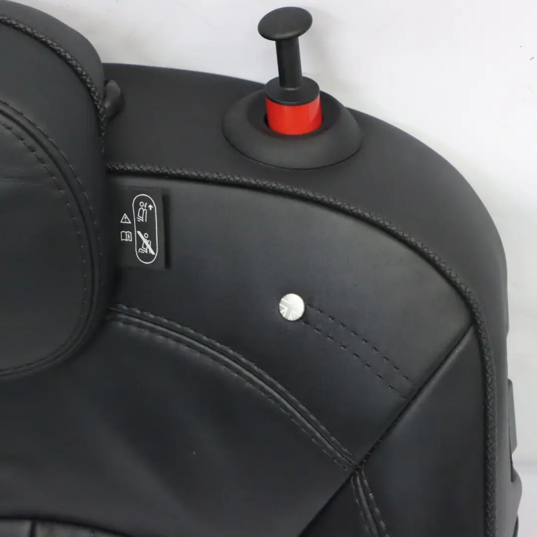 Mini Cooper F56 Respaldo Asiento Trasero Izquierdo Tela Cuero Carbono Negro - SKU 7413894 - Número de pieza 7413894