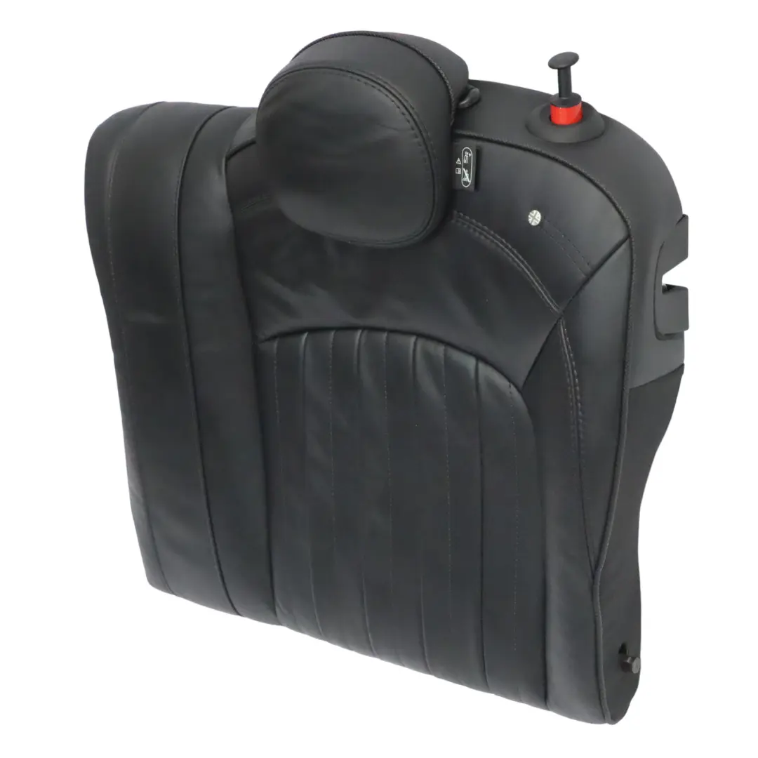 Respaldo Asiento Trasero Izquierdo Tela Cuero Carbono Negro para Mini Cooper F56 con número de pieza 7413894 Mini Cooper F56 Respaldo Asiento Trasero Izquierdo Tela Cuero Carbono Negro - SKU 7413894 - Número de pieza 7413894