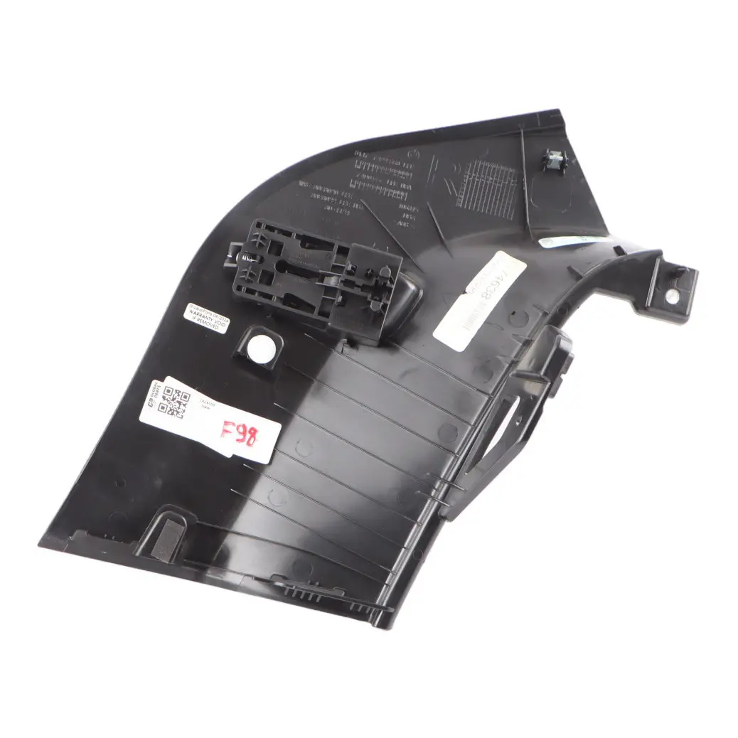 Interior Panel Right O/S D-Pillar Trim Cover Black to BMW X4 F98 with Part number 7424558 BMW X4 F98 Interior Panel Right O/S D-Pillar Trim Cover Black - SKU 7424558 - Part number 7424558
