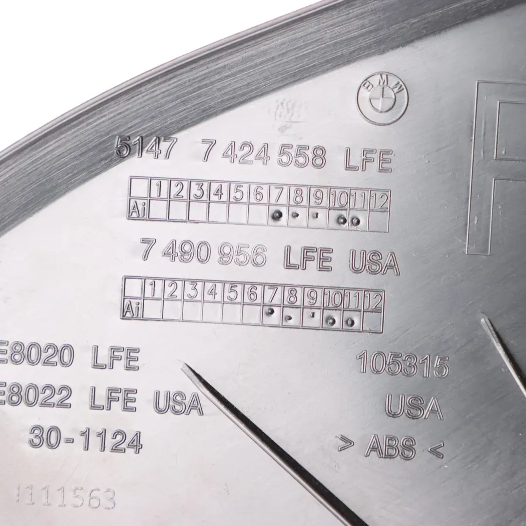 Interior Panel Right O/S D-Pillar Trim Cover Black to BMW X4 F98 with Part number 7424558 BMW X4 F98 Interior Panel Right O/S D-Pillar Trim Cover Black - SKU 7424558 - Part number 7424558