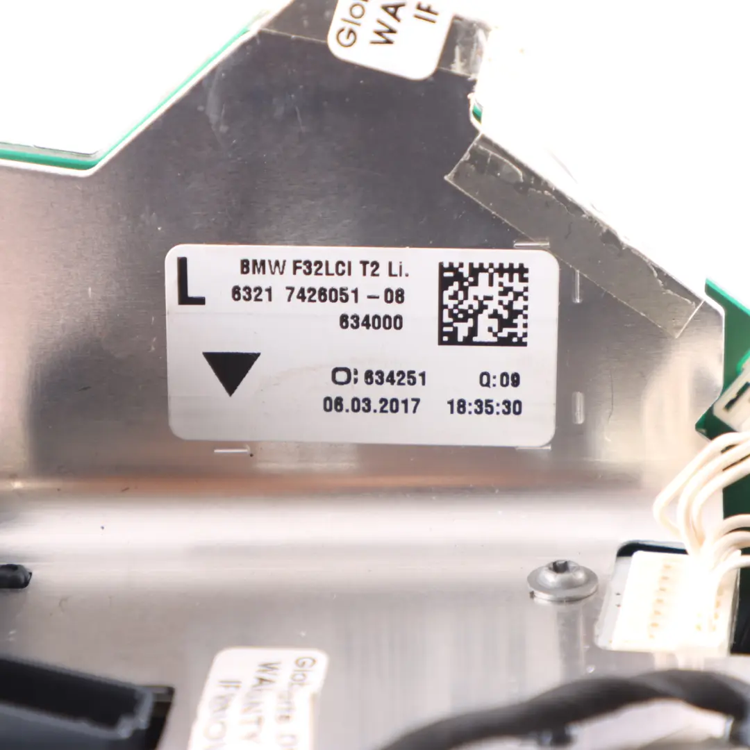 Lamp BMW F32 F36 F33 LCI Light Trunk Tailgate Left N/S Side Panel to Rear with Part number 7426051 Rear Lamp BMW F32 F36 F33 LCI Light Trunk Tailgate Left N/S Side Panel - SKU 7426051-2 - Part number 7426051