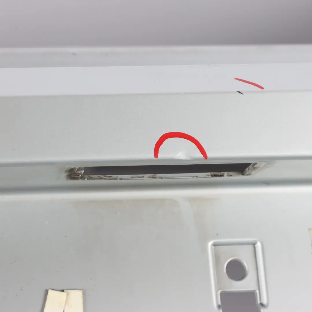 BMW F20 F21 LCI Rear Bumper Trim Panel PDC Glacier Silver Metallic - A83 - SKU 7429772-GSB - Part number 7429772