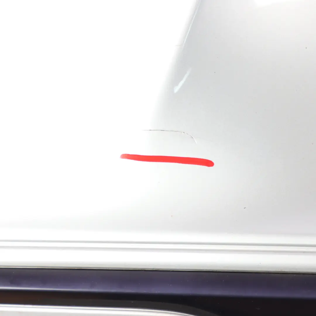 Bumper Trim Panel PDC Glacier Silver Metallic - A83 to BMW F20 F21 LCI Rear with Part number 7429772 BMW F20 F21 LCI Rear Bumper Trim Panel PDC Glacier Silver Metallic - A83 - SKU 7429772-GSB - Part number 7429772