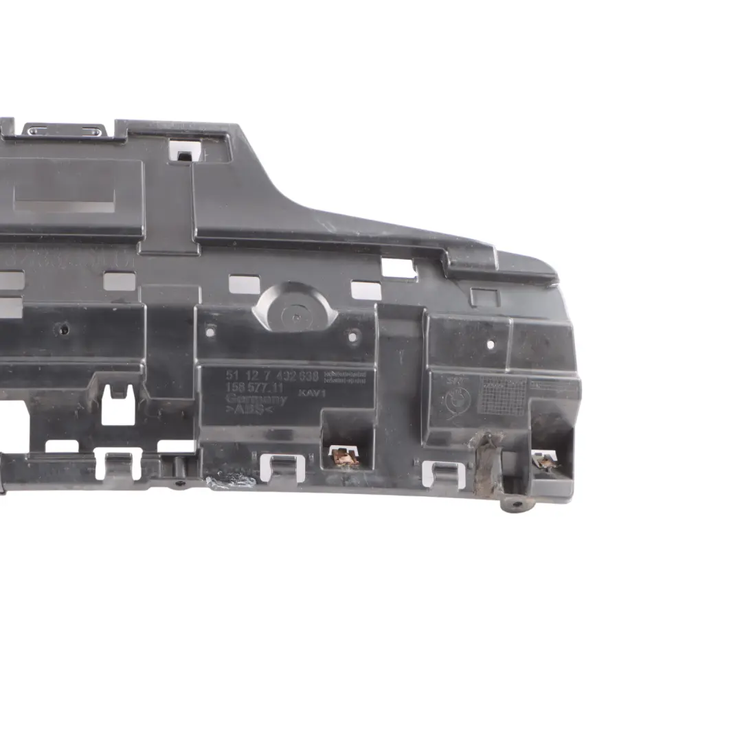 Centre Bumper Bracket Reinforcement Lower to BMW F36 Rear with Part number 7432638 BMW F36 Rear Centre Bumper Bracket Reinforcement Lower - SKU 7432638 - Part number 7432638