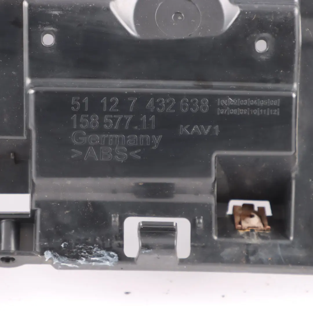 Centre Bumper Bracket Reinforcement Lower to BMW F36 Rear with Part number 7432638 BMW F36 Rear Centre Bumper Bracket Reinforcement Lower - SKU 7432638 - Part number 7432638