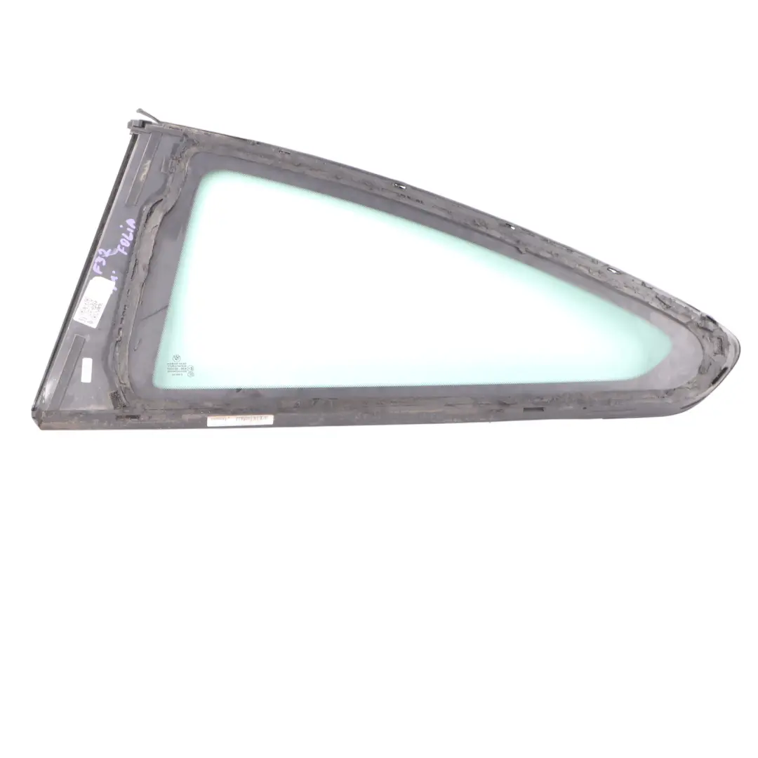  Vetro Finestra BMW F32 Corpo Fisso Posteriore Destro AS2 - SKU 7433346-1 - Numero di parte 7433346