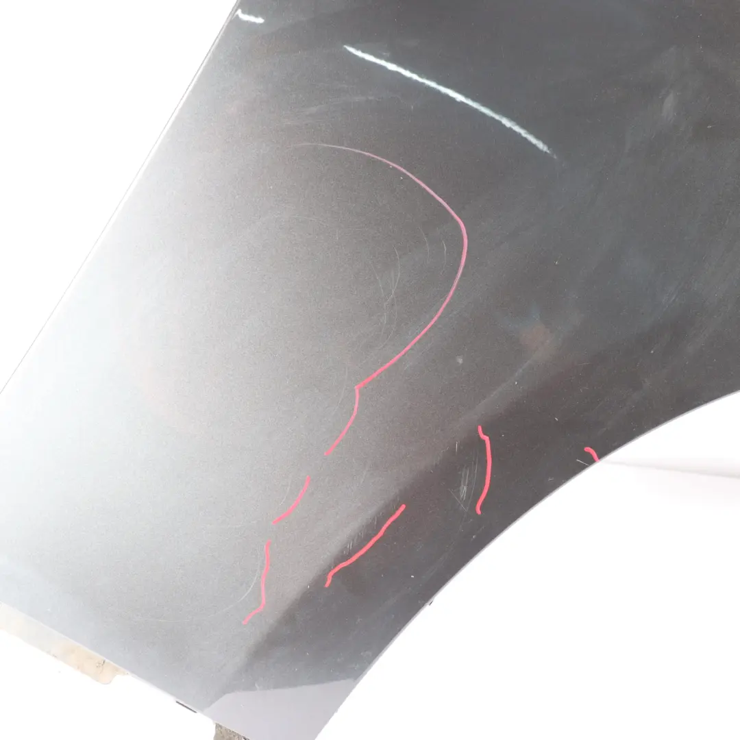 Side Wing Panel Fender Front Right O/S Mineral Grey Metallic - B39 to BMW F30 F31 with Part number 7438440 BMW F30 F31 Side Wing Panel Fender Front Right O/S Mineral Grey Metallic - B39 - SKU 7438440-MG2 - Part number 7438440