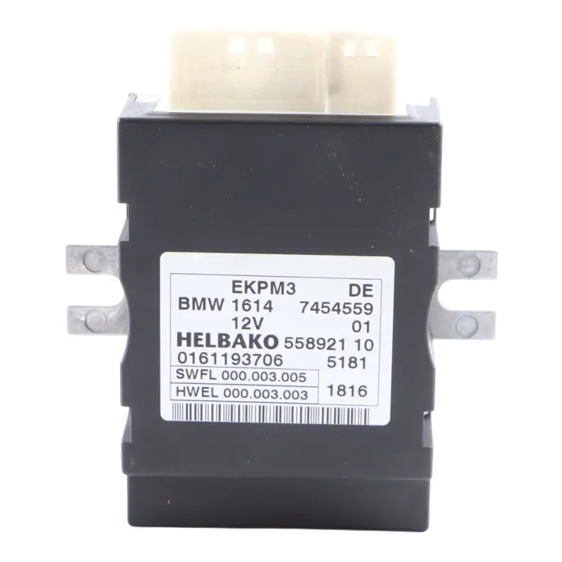 Control Unit For Fuel Pump Module to BMW F10 F20 F30 with Part number 7454559 BMW F10 F20 F30 Control Unit For Fuel Pump Module - SKU 7454559 - Part number 7454559