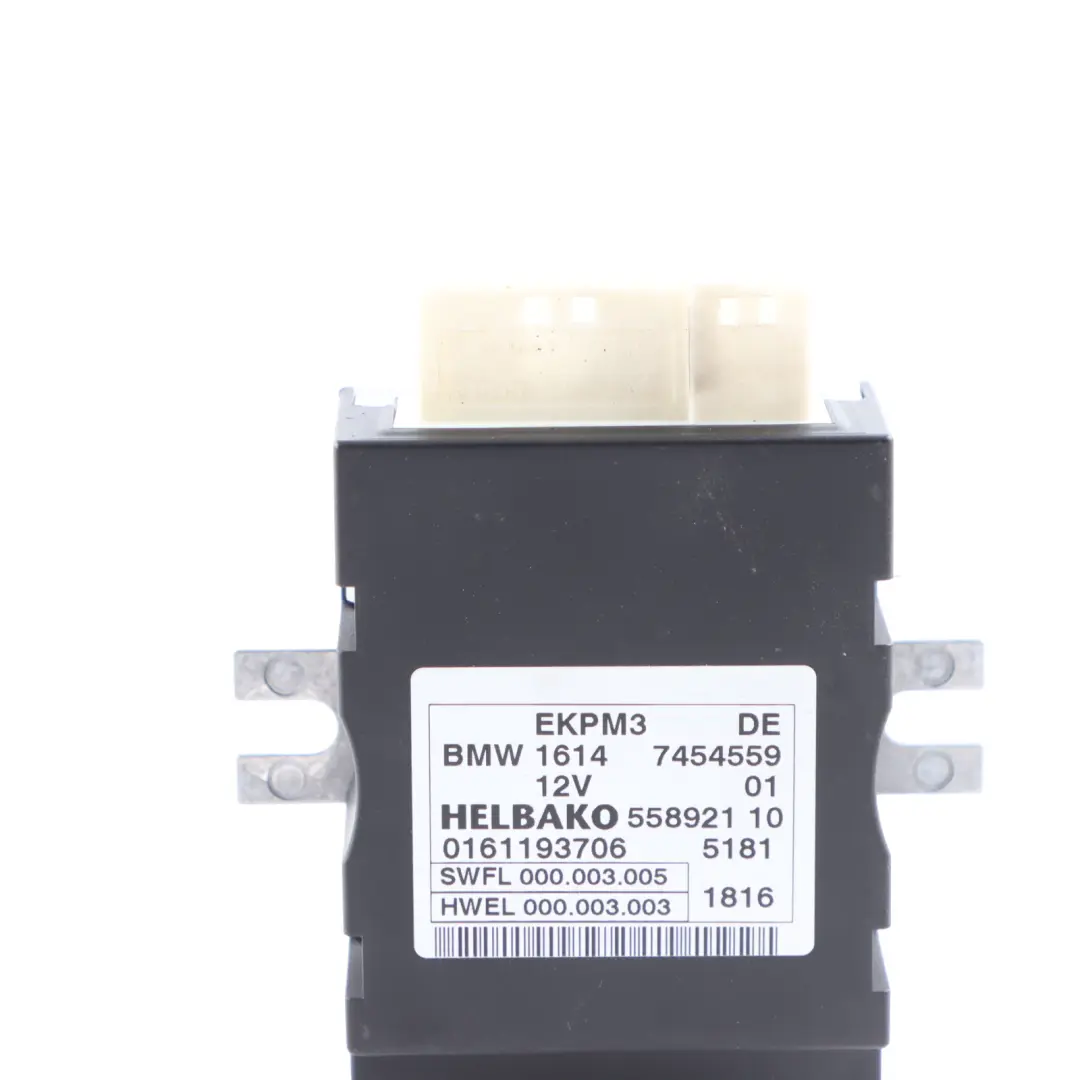 Control Unit For Fuel Pump Module to BMW F10 F20 F30 with Part number 7454559 BMW F10 F20 F30 Control Unit For Fuel Pump Module - SKU 7454559 - Part number 7454559