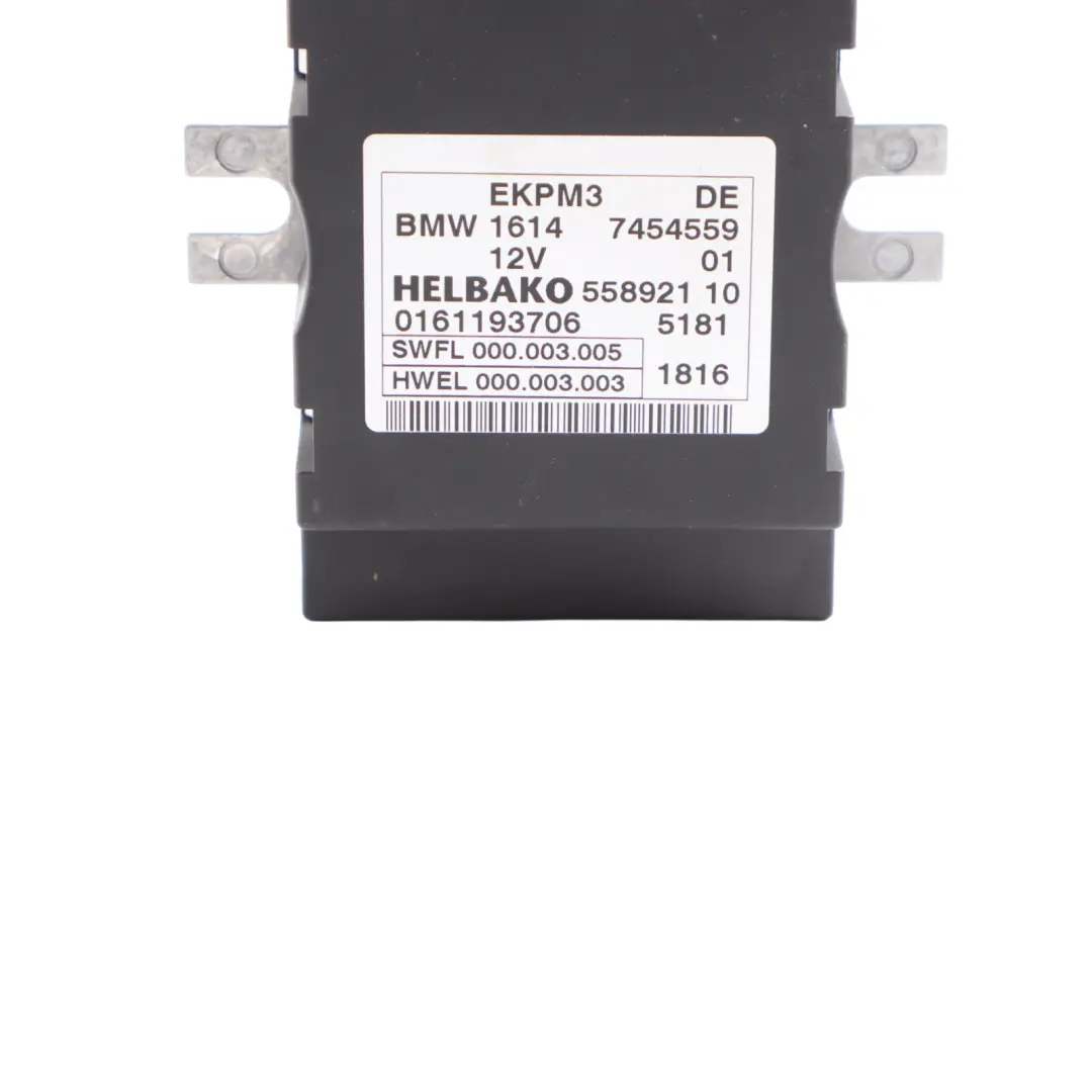 BMW F10 F20 F30 Control Unit For Fuel Pump Module - SKU 7454559 - Part number 7454559