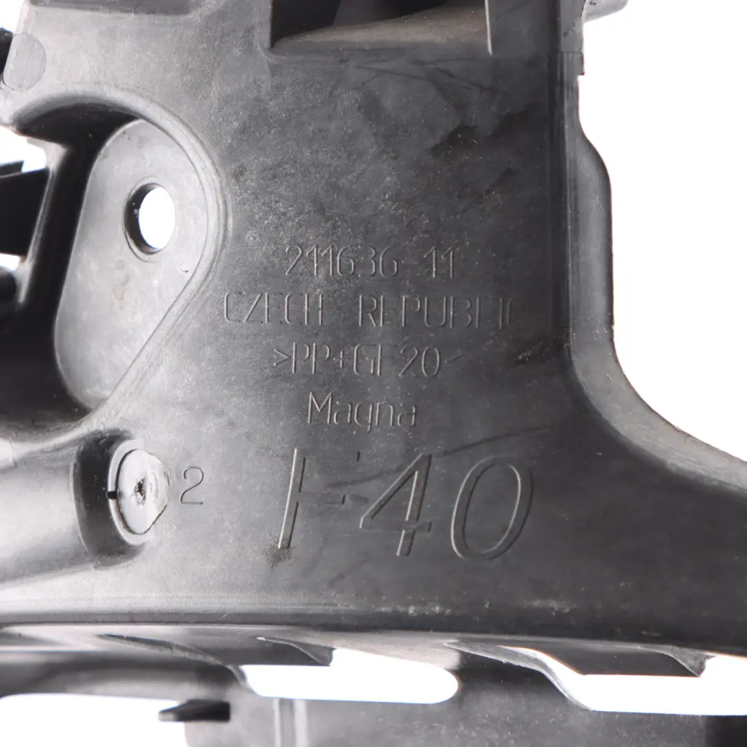 Bumper Guide Mounting Bracket Support Rear Left N/S to BMW F40 with Part number 7461399 BMW F40 Bumper Guide Mounting Bracket Support Rear Left N/S - SKU 7461399 - Part number 7461399