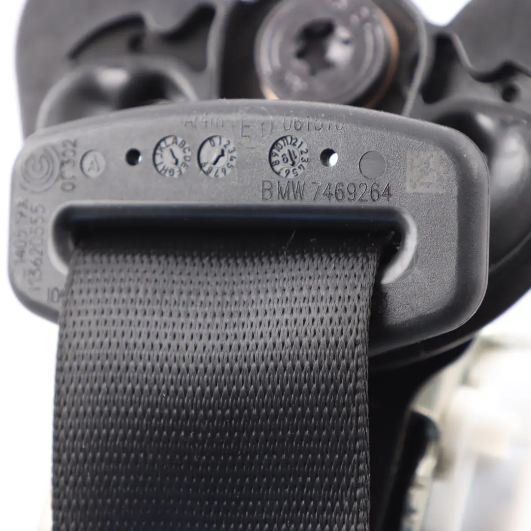 Seat Belt Mini F60 Countryman Saloon Upper Rear Centre Middle Black - SKU 7469264 - Part number 7469264