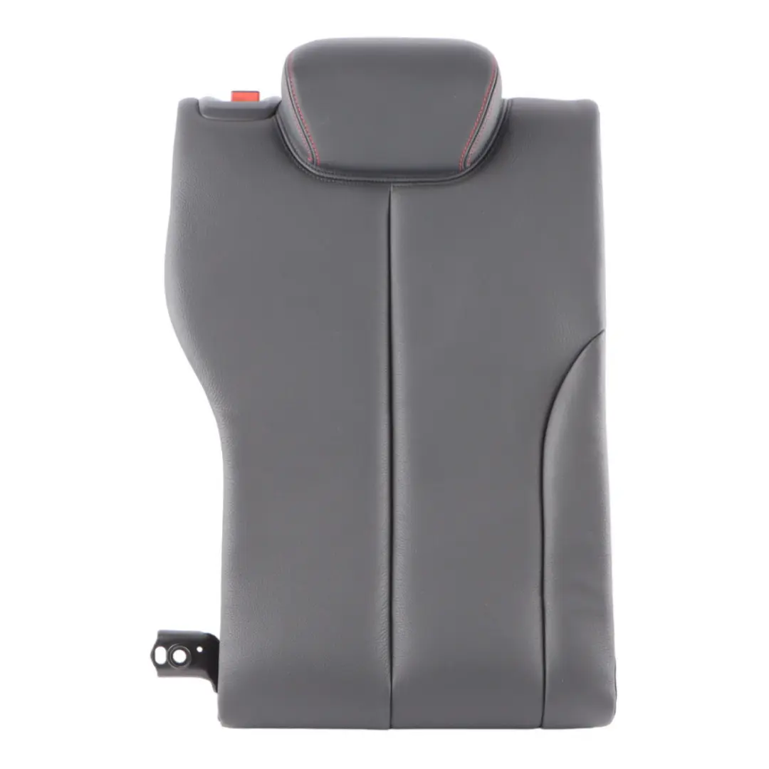 Backrest Rear Right O/S Covering Leather Black Red to BMW F36 LCI Seat with Part number 7479800 BMW F36 LCI Seat Backrest Rear Right O/S Covering Leather Black Red - SKU 7479800 - Part number 7479800