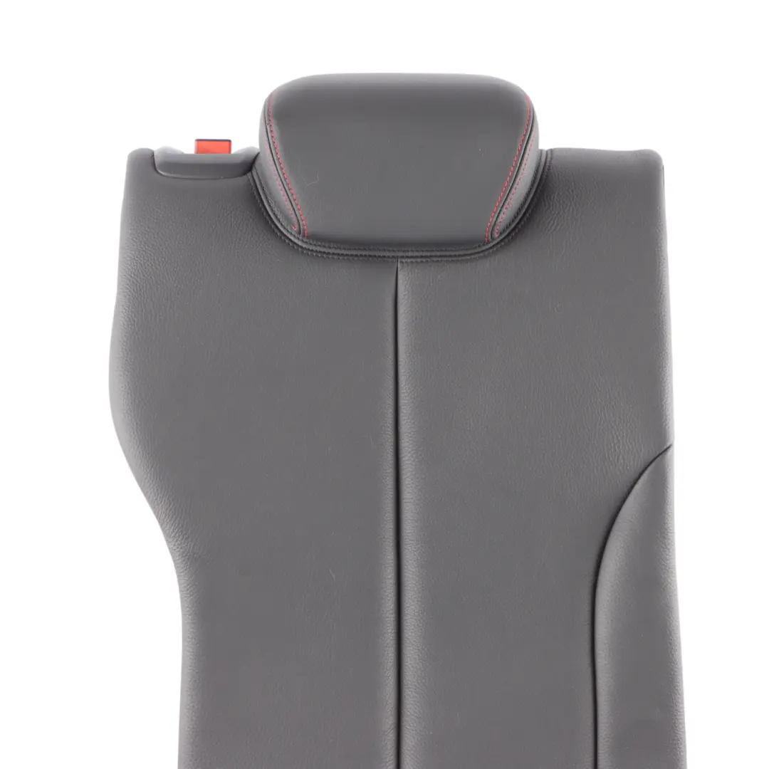 Backrest Rear Right O/S Covering Leather Black Red to BMW F36 LCI Seat with Part number 7479800 BMW F36 LCI Seat Backrest Rear Right O/S Covering Leather Black Red - SKU 7479800 - Part number 7479800