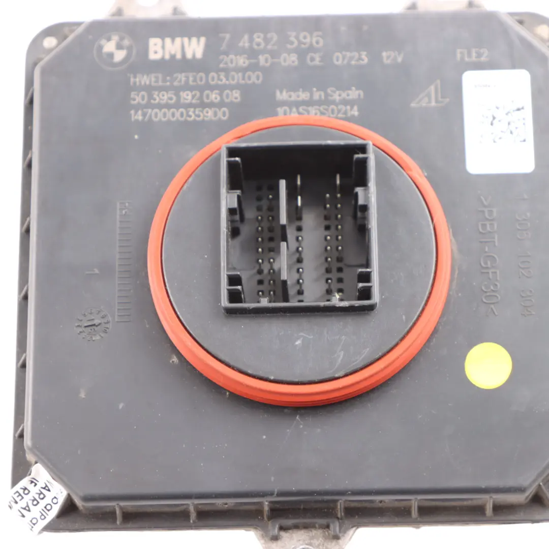 Front Lamp LED Headlight Ballast Control Module Unit to BMW F36 with Part number 7482396 BMW F36 Front Lamp LED Headlight Ballast Control Module Unit - SKU 7482396 - Part number 7482396