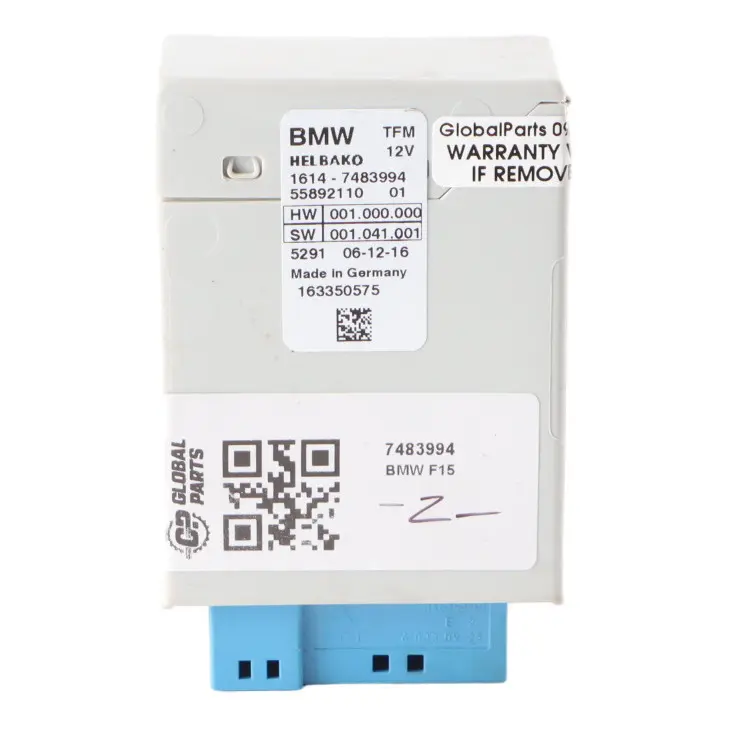 Pump Module Control Unit ECU to BMW X5 F15 Fuel with Part number 7483994 BMW X5 F15 Fuel Pump Module Control Unit ECU - SKU 7483994 - Part number 7483994