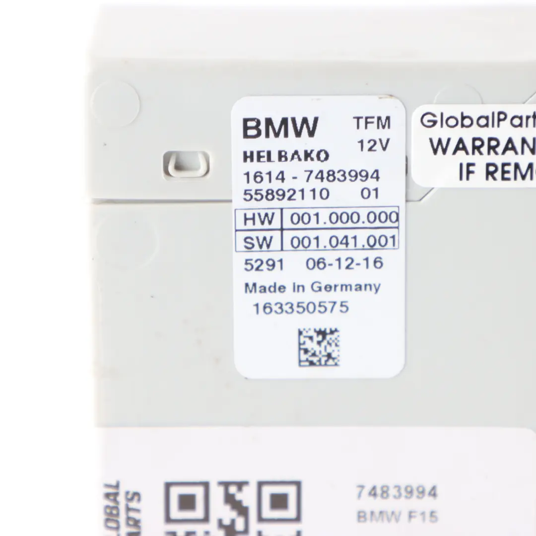 Pump Module Control Unit ECU to BMW X5 F15 Fuel with Part number 7483994 BMW X5 F15 Fuel Pump Module Control Unit ECU - SKU 7483994 - Part number 7483994