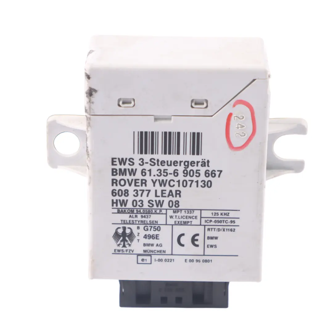 BMW X5 E53 3.0i M54 231HP ECU Kit DME Manual + EWS3 + Key - SKU 7519308-3 - Part number 7519308