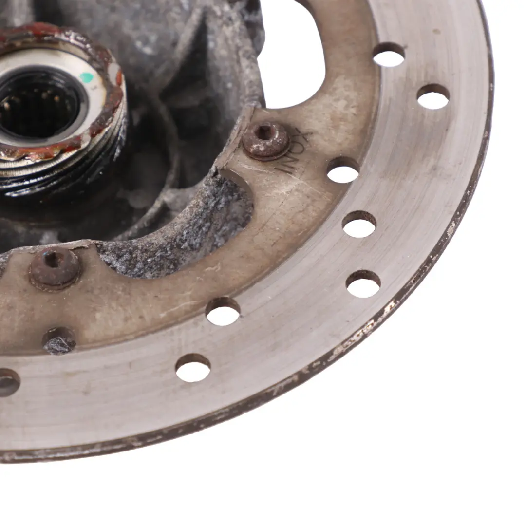 Piaggio Vespa GT 200 Front Wheel Hub Suspension Mount Bracket Brake Disc to with Part number 75270 Piaggio Vespa GT 200 Front Wheel Hub Suspension Mount Bracket Brake Disc - SKU 75270 - Part number 75270