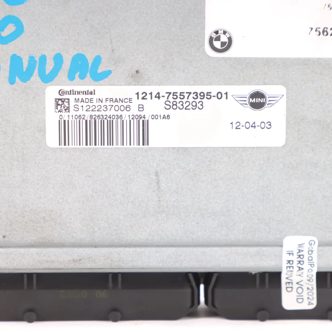 Mini One R50 W10 90HP Engine ECU Kit DME + EWS + Keys Manual - SKU 7545789-10 - Part number 7545789