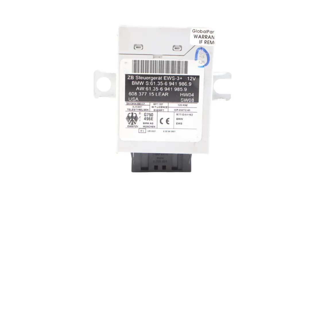 Mini One R50 W10 90HP Engine ECU Kit DME + EWS + Keys Manual - SKU 7545789-10 - Part number 7545789