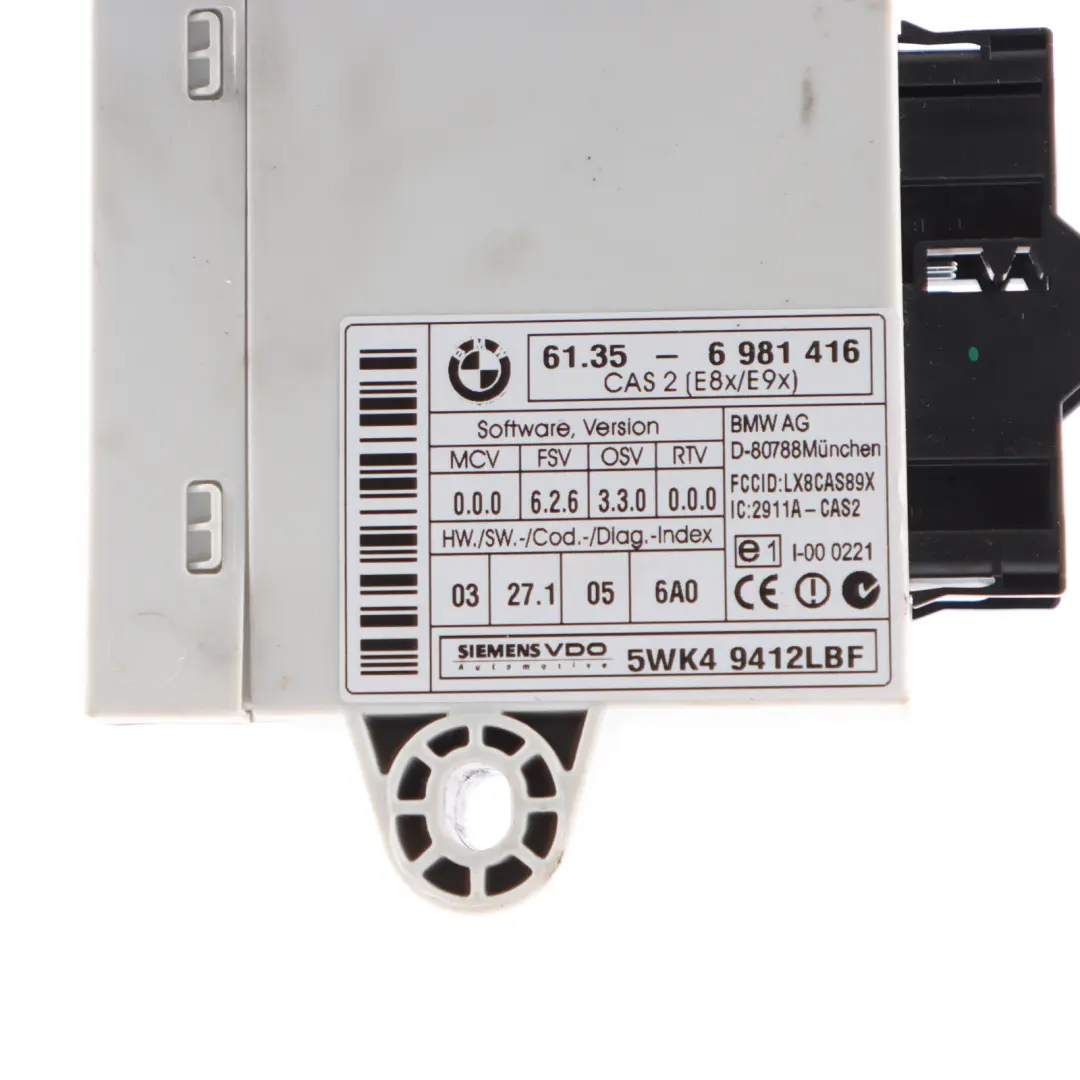 BMW E87 E90 120i 320i N46 150HP Sterownik Silnika Kluczyk DME CAS2 - SKU 7561834-14 - Numer Części 7561834