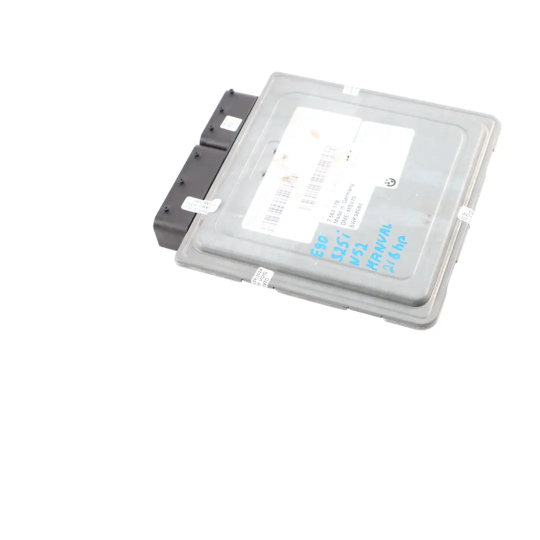 BMW E60 E90 E91 N52 325i 525i 218HP Engine Control Unit ECU DME Manual - SKU 7567178-16 - Part number 7567178
