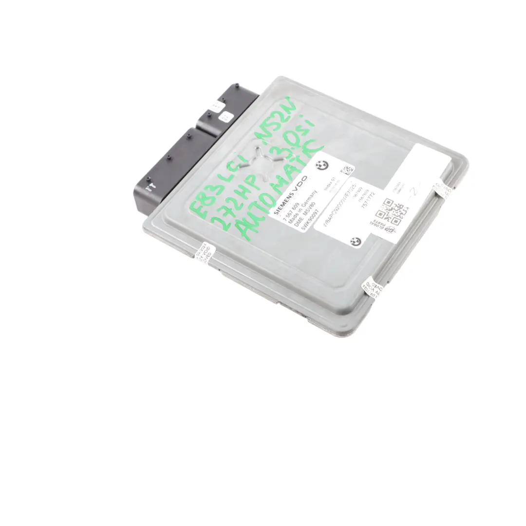 BMW X3 E83 3.0si N52N 272HP Engine Module Control Unit ECU DME Automatic - SKU 7567609 - Part number 7567609