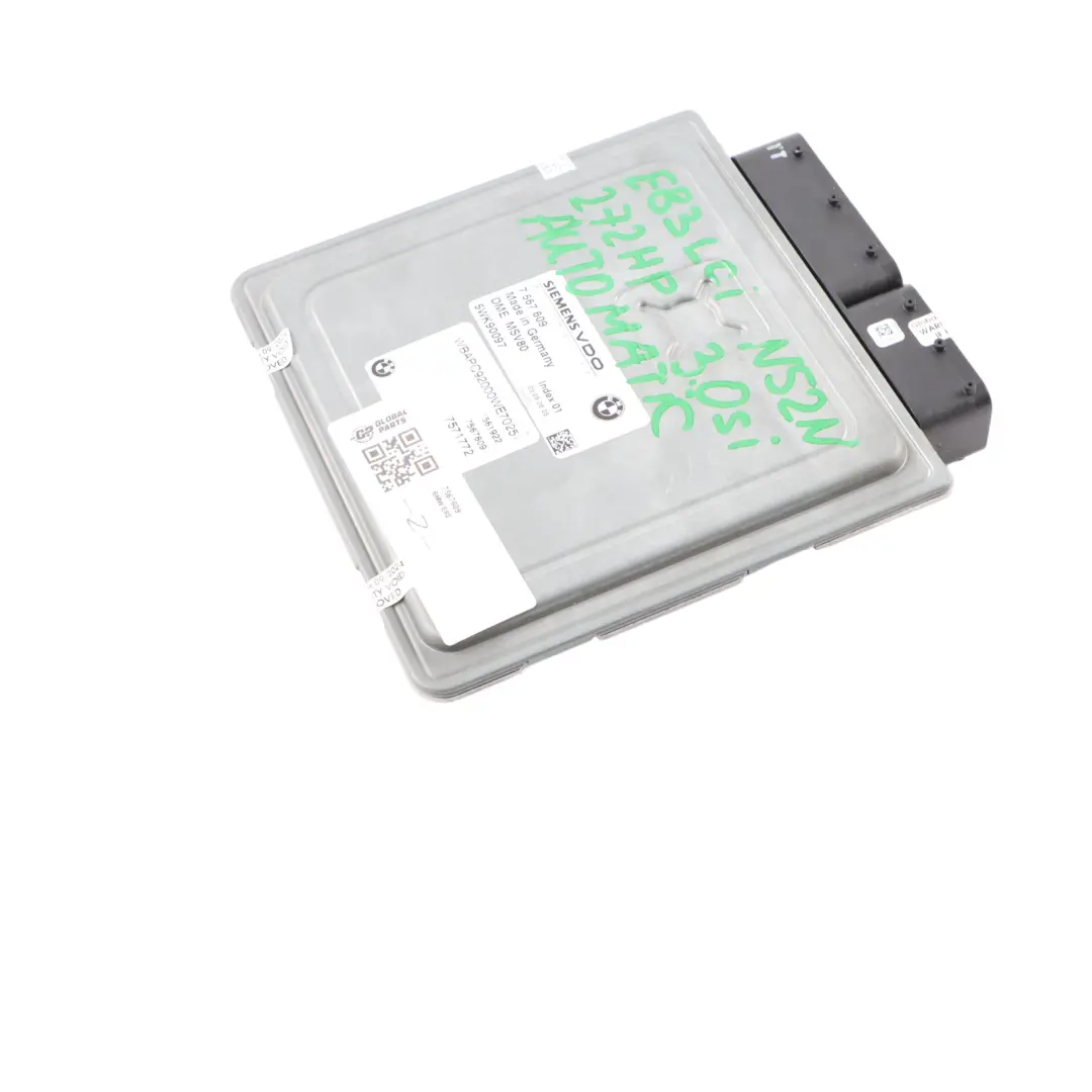 BMW X3 E83 3.0si N52N 272HP Engine Module Control Unit ECU DME Automatic - SKU 7567609 - Part number 7567609
