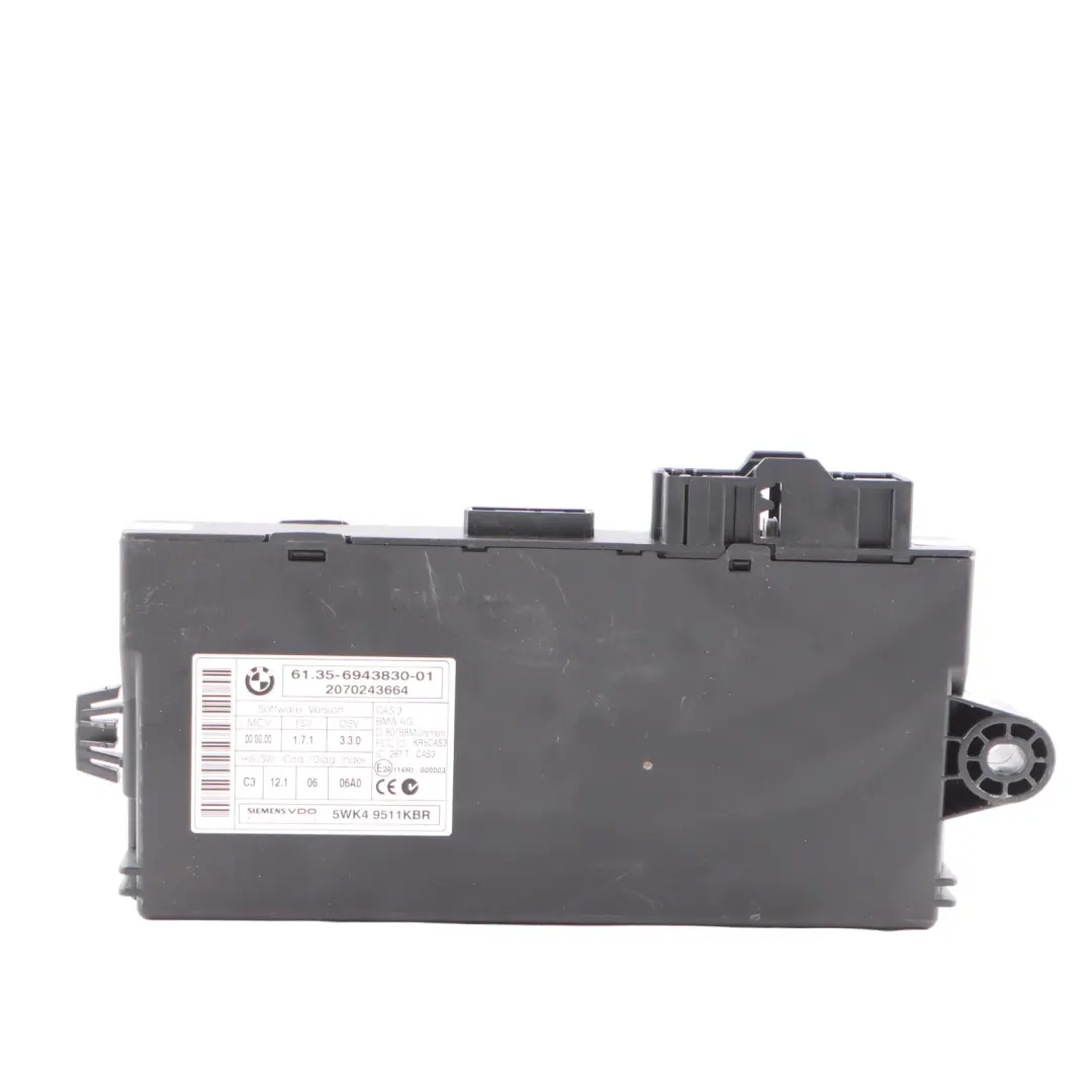 N53 Engine Control Unit Module DME CAS3 Key Automatic to BMW E90 E93 325i with Part number 7576721 BMW E90 E93 325i N53 Engine Control Unit Module DME CAS3 Key Automatic - SKU 7576721-1 - Part number 7576721