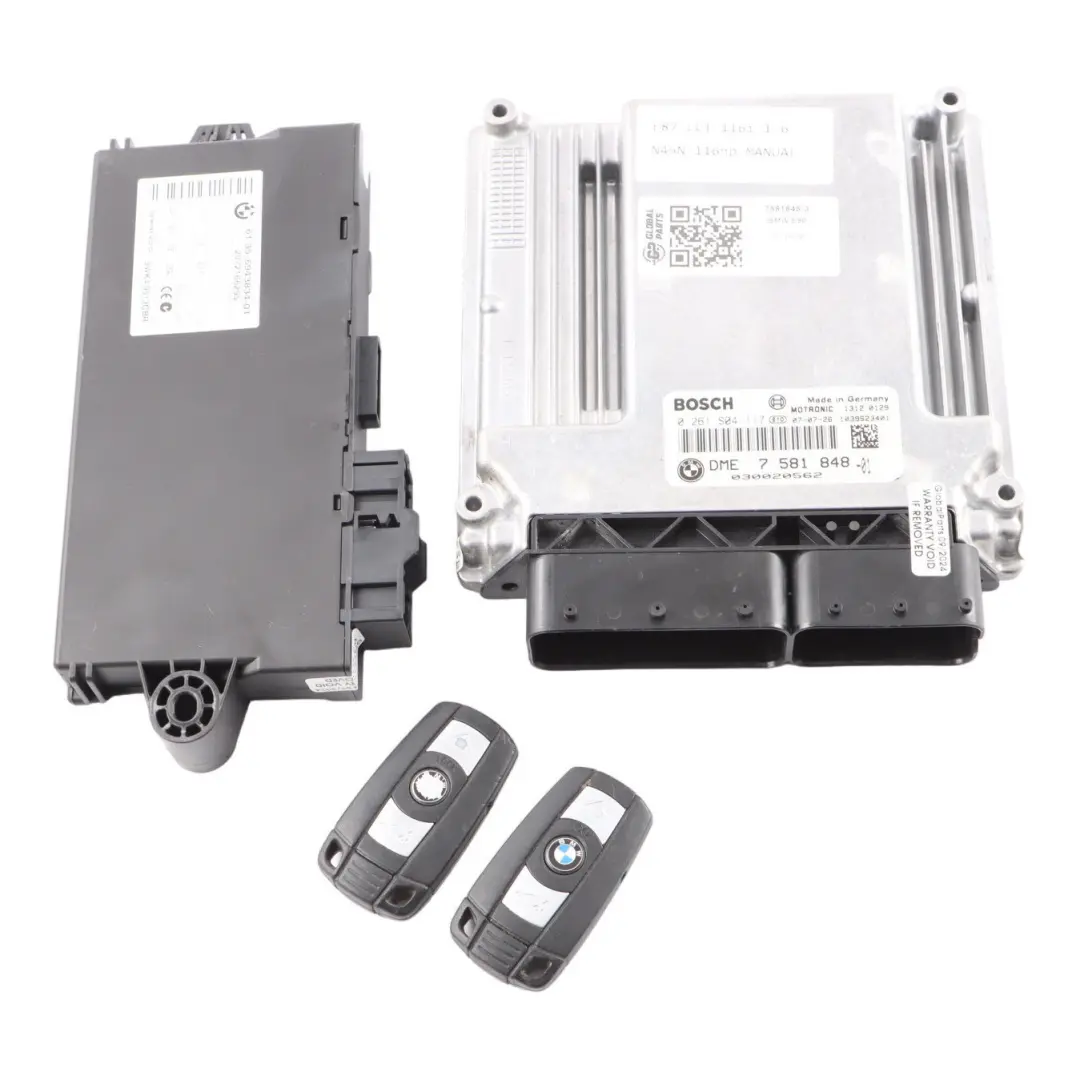 N45N ECU Kit DME CAS3 + Keys Manual to BMW E81 E87 LCI E90 116i 316i with Part number 7581848 BMW E81 E87 LCI E90 116i 316i N45N ECU Kit DME CAS3 + Keys Manual - SKU 7581848-3 - Part number 7581848