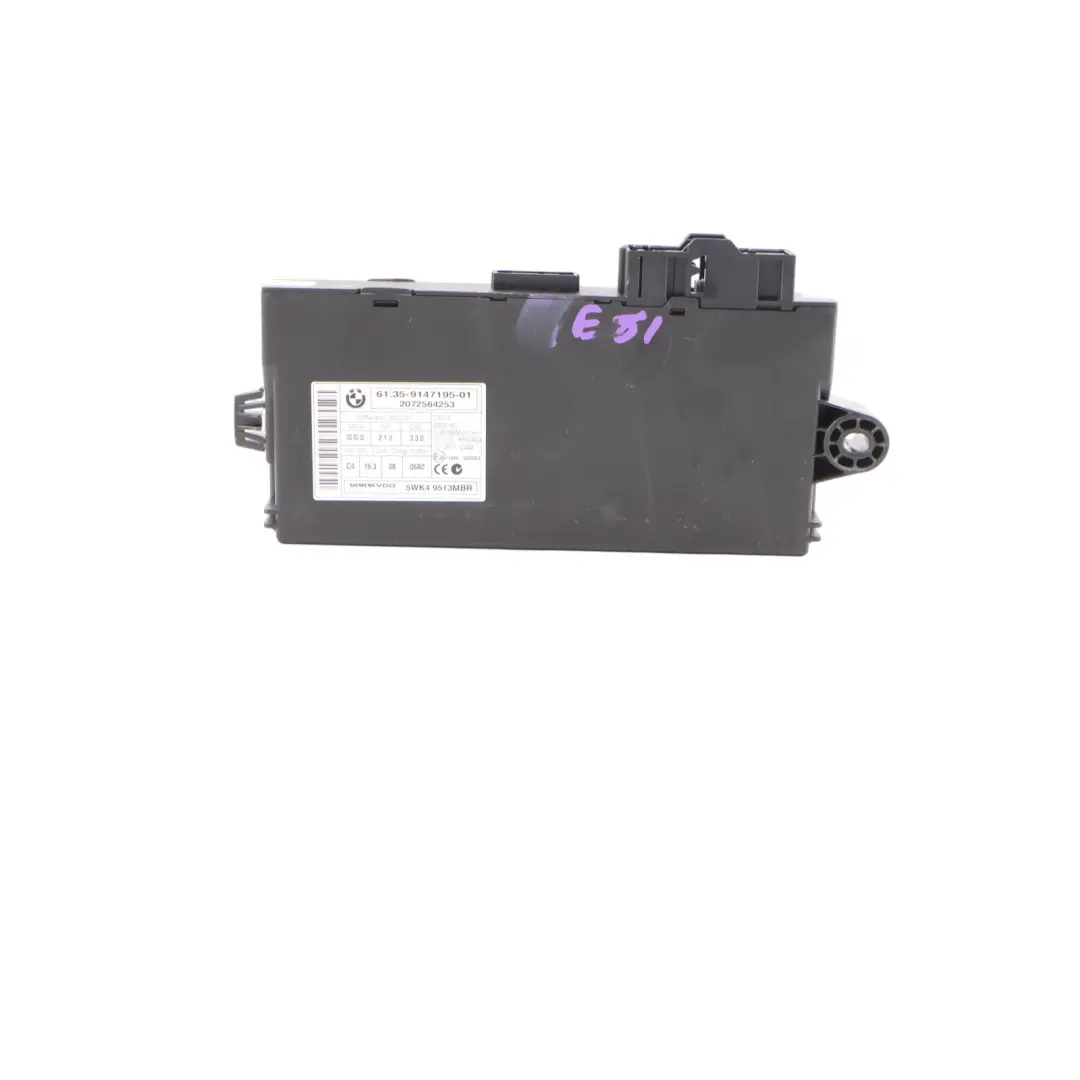 BMW E81 E87 LCI E90 E91 N43 118i 318i ECU Kit DME CAS3 + Key Manual - SKU 7583225-12 - Part number 7583225