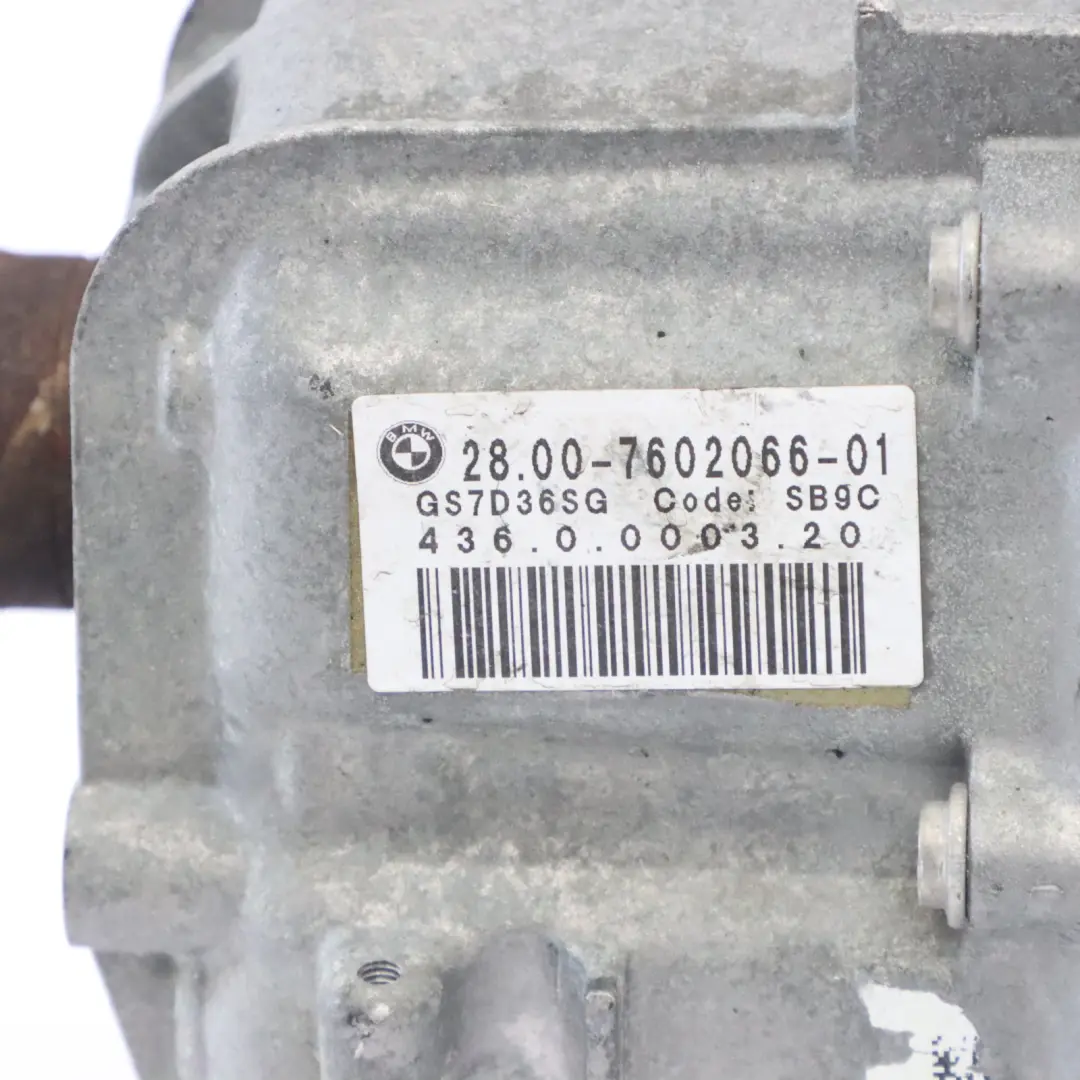 BMW E92 E93 335i Z4 E89 35i N54 Boîte Vitesses GS7D36SG 7602066 GARANTIE - SKU 8482016-1 - Numéro de pièce 8482016