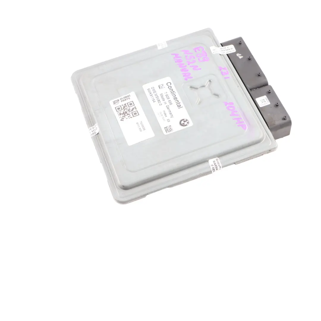 BMW Z4 E89 Roadster 23i N52N 204HP Engine Conrol Unit ECU DME Manual - SKU 7609656 - Part number 7609656