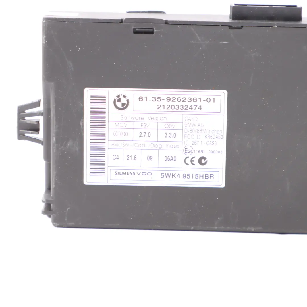 N43 118i 318i ECU Kit DME CAS3 Lock + Key Manual to BMW E81 E87 LCI E90 with Part number 7621178 BMW E81 E87 LCI E90 N43 118i 318i ECU Kit DME CAS3 Lock + Key Manual - SKU 7621178-8 - Part number 7621178