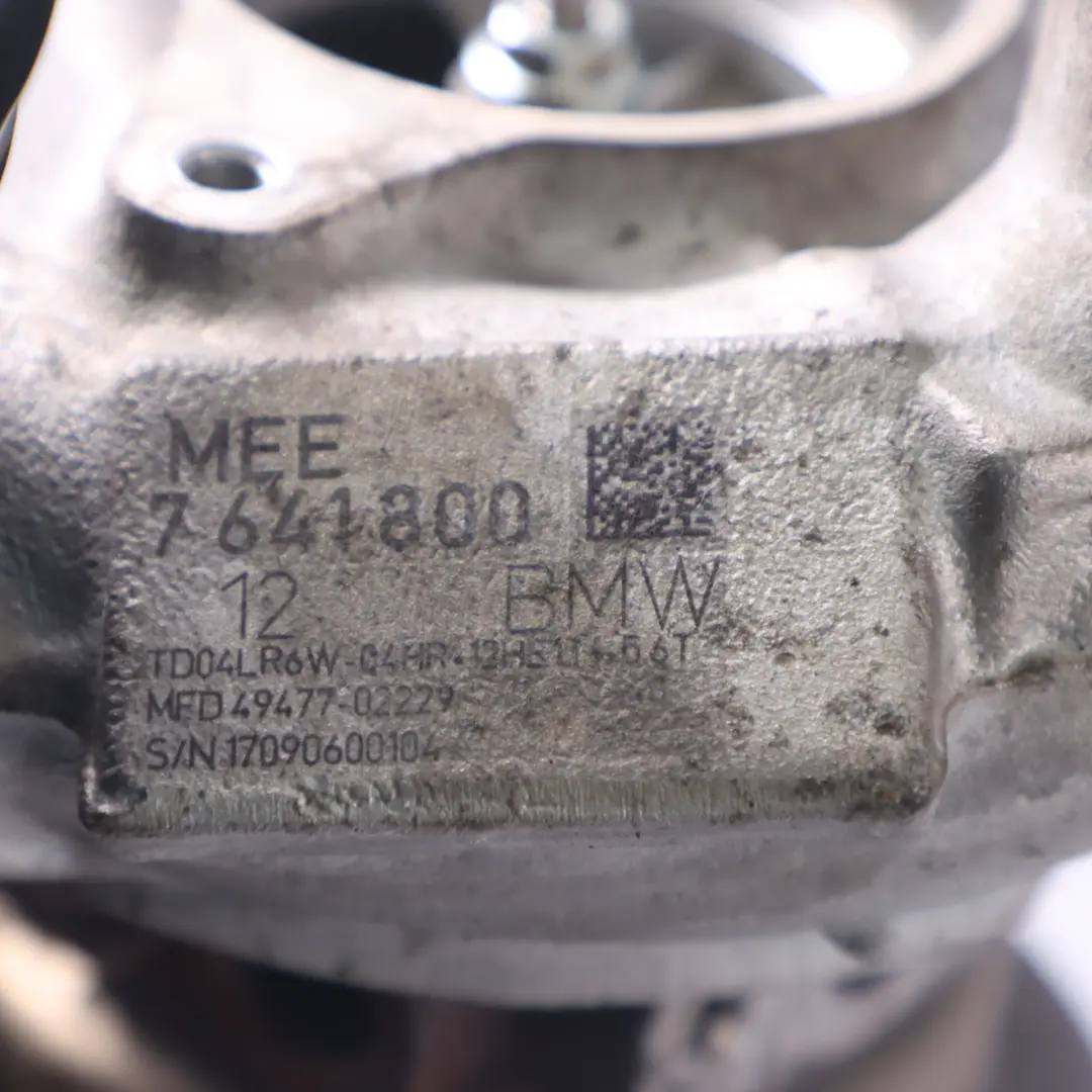 Turbocompresor BMW F45 X1 F48 Mini F55 F56 Gasolina B38 Turbo para con número de pieza 7641800 Turbocompresor BMW F45 X1 F48 Mini F55 F56 Gasolina B38 Turbo - SKU 7641800 - Número de pieza 7641800