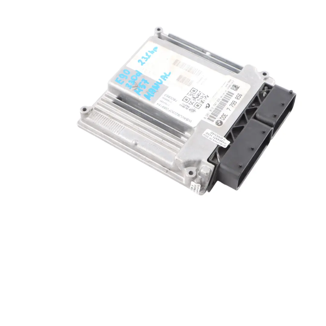 M57N2 231HP Engine Control Unit ECU Manual to BMW E60 E61 E90 330d 530d with Part number 7799856 BMW E60 E61 E90 330d 530d M57N2 231HP Engine Control Unit ECU Manual - SKU 7799856-7 - Part number 7799856