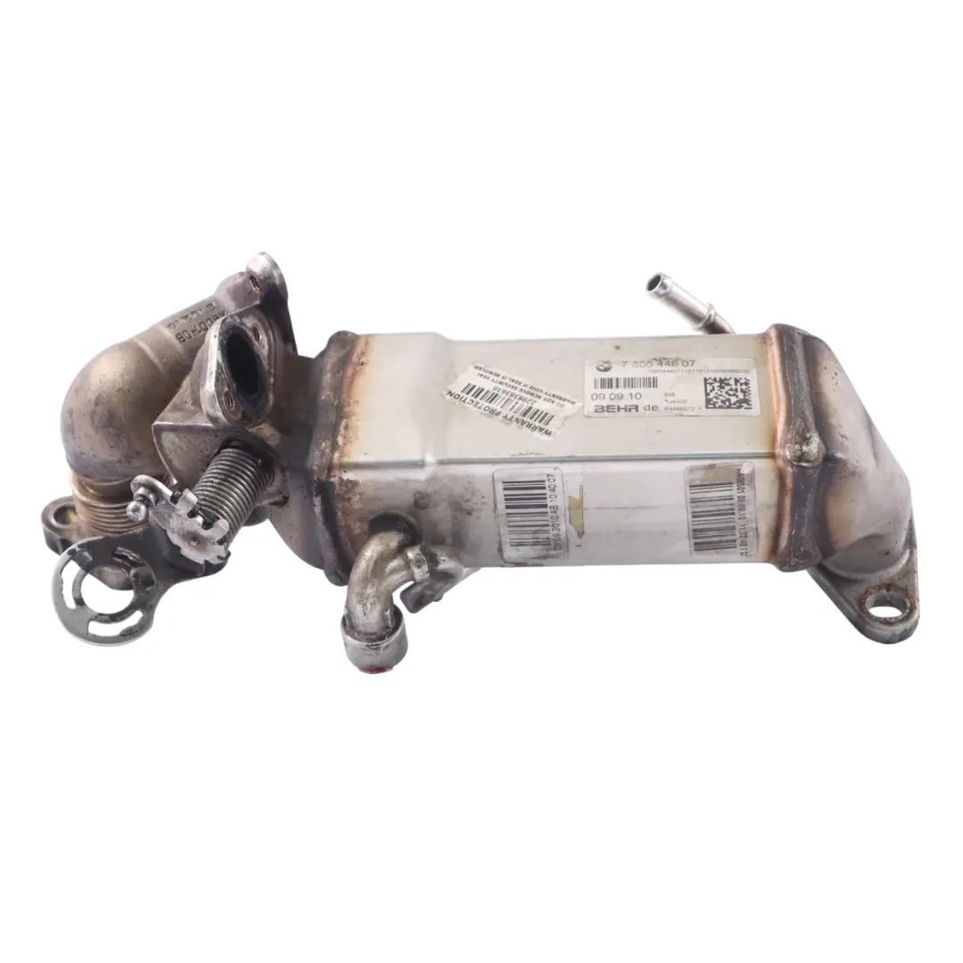 N57 EGR Gas Cooler Exhaust Manifold Cooler to BMW X5 E70 E90 E92 LCI F10 with Part number 7805446 BMW X5 E70 E90 E92 LCI F10 N57 EGR Gas Cooler Exhaust Manifold Cooler - SKU 7805446-2 - Part number 7805446