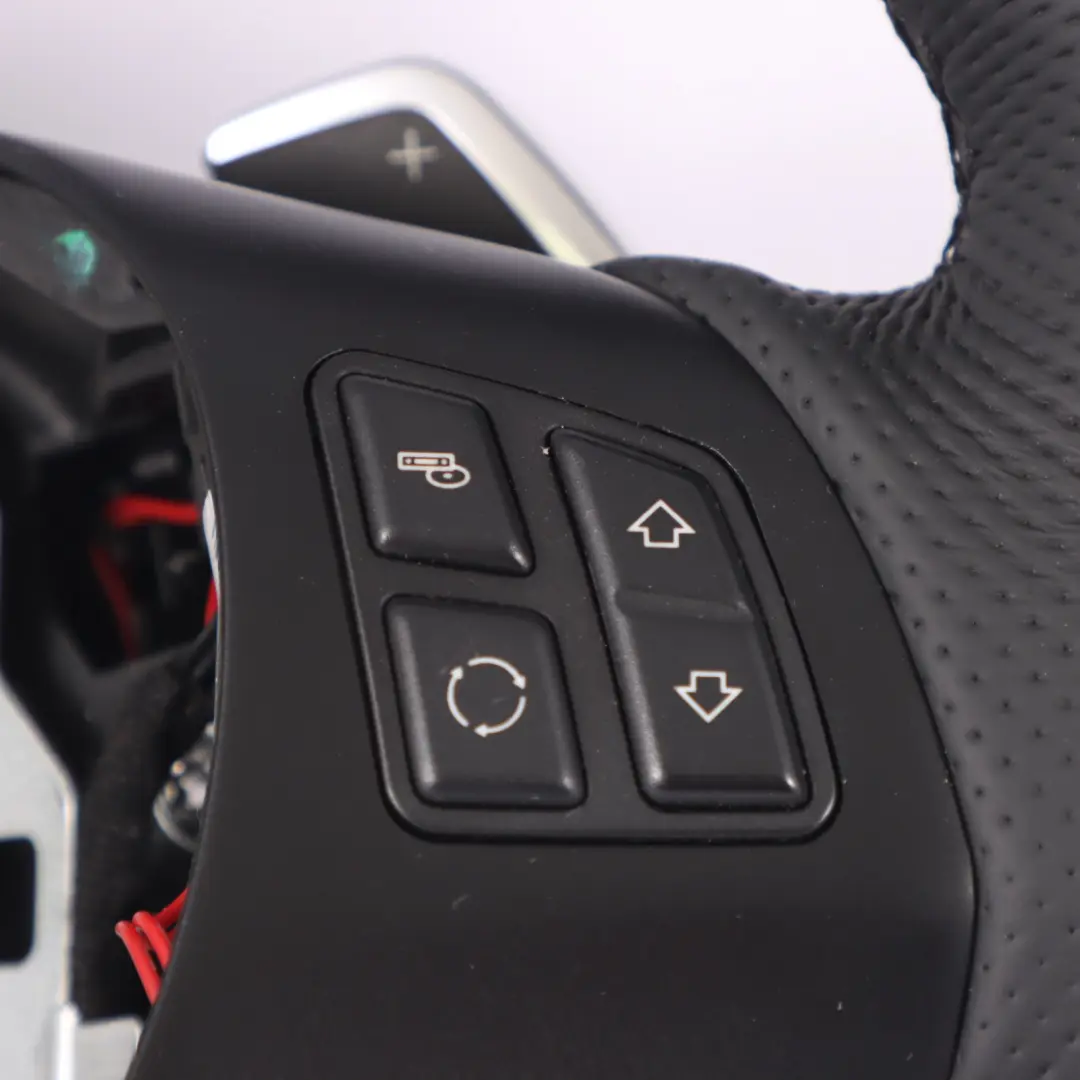 BMW E87 E90 E91 E92 E93 NUEVO cuero M-Sport grueso volante Paddle Shift - SKU 7839115-7 - Número de pieza 7839115